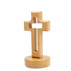 Drevený kríž 06 na podstavci 12cm