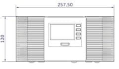 Adler Záložný zdroj UPS ADLER CO-Sinus-UPS-1000W/12V-LCD, čistý sínus