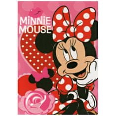 SETINO Dievčenská flísová deka Minnie Mouse - Disney