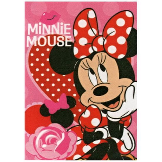 SETINO Dievčenská flísová deka Minnie Mouse - Disney