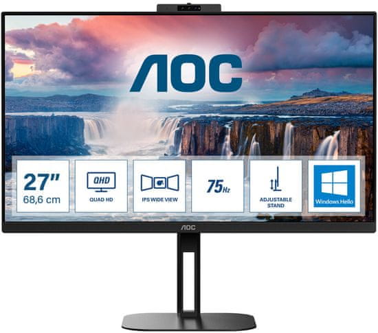 AOC Q27V5CW - LED monitor 27" (Q27V5CW/BK)