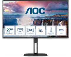 AOC Q27V5C - LED monitor 27" (Q27V5C/BK)