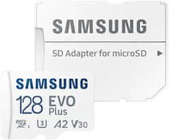 SAMSUNG EVO Plus SDXC 128GB UHS-I (Class 10) + adaptér (MB-MC128KA/EU)