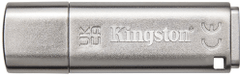 Kingston IronKey Locker+ 50 - 16GB (IKLP50/16GB), strieborná