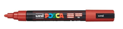Uni-ball POSCA akrylový popisovač červený ruby 2,5 mm