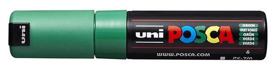 Uni-ball POSCA akrylový popisovač / zelený 4,5-5,5 mm