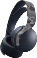 SONY PS5 - Bezdrátová sluchátka PULsa 3D Grey Camo (PS719406990)