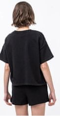 Pieces Dámske tričko PCCHILLI Loose Fit 17118870 Black (Veľkosť XS)
