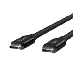 Belkin USB4 kábel 100W, 0,8m, čierny, INZ001bt0.8MBK