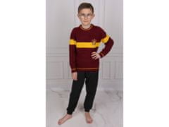 sarcia.eu Harry Potter Gryffindor Bordovo-žltý detský svetrík, teplý 7 let 122 cm