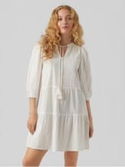 Vero Moda Dámske šaty VMPRETTY Regular Fit 10279712 Snow White (Veľkosť S)