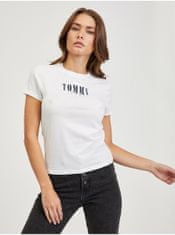 Tommy Jeans Biele dámske tričko Tommy Jeans XS