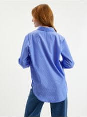 Jacqueline de Yong Modrá dámska pruhovaná košeľa JDY Ella XL