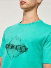 Oakley Tyrkysové pánske tričko Oakley M