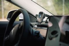 VERBATIM FWC-03,PRO rýchlonabíjací Qi bezdrôtový držiak do auta s automatickou fixáciou telefónu, čierna