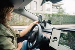 VERBATIM FWC-01, rýchlonabíjací Qi bezdrôtový držiak do auta s automatickou fixáciou telefónu, čierna