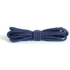 Kaps Tenké okrúhle modré bavlnené šnúrky do topánok dĺžka 45 cm