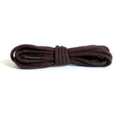 Kaps Tenké okrúhle tmavo hnedé bavlnené šnúrky do topánok dĺžka 60 cm