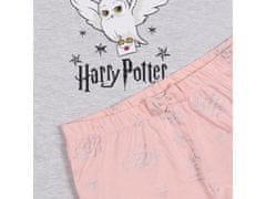 sarcia.eu Harry Potter Sivé a ružové letné pyžamo pre dievčatá, krátke rukávy, volány 13-14 let 158/164 cm