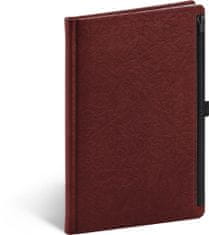 Presco Group Notes Hardy červený, linajkový, 13 × 21 cm