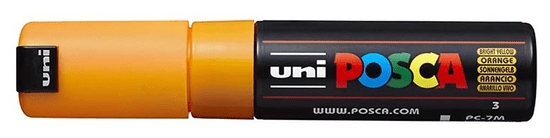 Uni-ball POSCA akrylový popisovač / svetlo žltý 4,5-5,5 mm