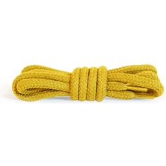 Kaps Hrubé okrúhle žlté bavlnené šnúrky do topánok dĺžka 90 cm