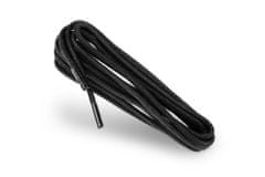 Kaps Okrúhle čierne voskované šnúrky do topánok dĺžka 75 cm