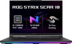 ASUS ROG Strix SCAR 18 (2023) G834 (G834JZ-NEBULA020W), čierna