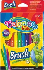 Brush fixy - dlhý štetcový hrot 10 farieb