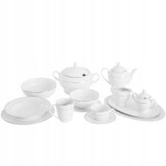 Ambition Porcelánový oválny tanier biely 35,5 cm
