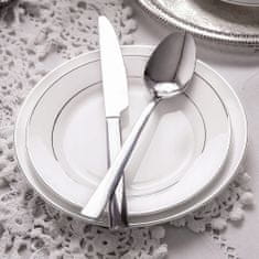 Ambition Porcelánový plytký dezertný tanier biely 19 cm