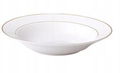 Ambition Porcelánový tanier na polievku biely 23 cm