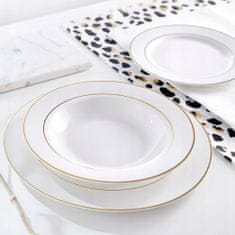 Ambition Porcelánový dezertný tanier plytký biely 19 cm