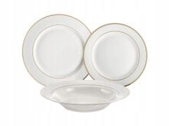 Ambition Porcelánový dezertný tanier plytký biely 19 cm
