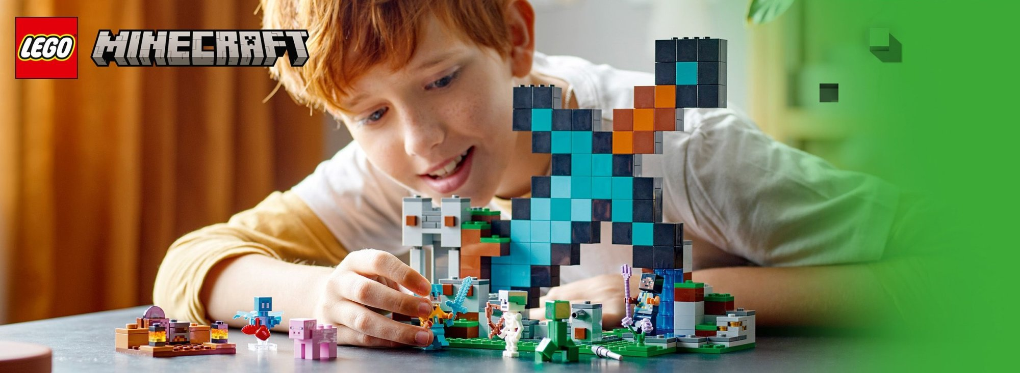 LEGO Minecraft 21244 Rytierska základňa