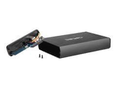 Natec Externý box pre HDD 3,5" USB 3.0 Rhino, čierny, vrátane napájacieho adaptéra