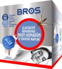 BROS - el. odparovač proti komárom s tekutou náplňou 40 ml (60 nocí)