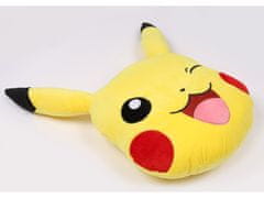 Pokémon Pikachu Pokemon Dekoračný vankúš, mäkký, žltý 33x34 cm 