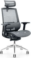 Mercury Kancelárská stolička TERRA JNS-103A, sivá