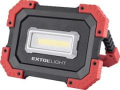 Extol Light LED reflektor (43272) nabíjateľné, 10W, 1000lm, 3,7V/4,4Ah Li-ion, 380g