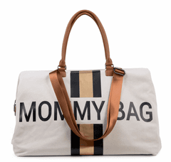 Childhome Prebaľovacia taška Mommy Bag Off White / Black Gold
