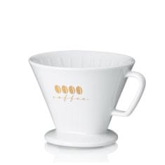 Kela Kávový filter porcelánový Excelsa L biela