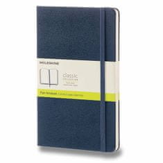 Moleskine Zápisník - tvrdé dosky L, čistý, modrý
