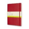Zápisník - mäkké dosky XL, čistý, červený