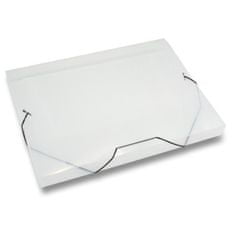 Box na dokumenty Transparent A4, chrbát 30 mm, priehľadné