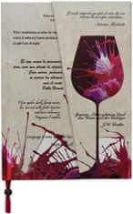 Luxusný zápisník Boncahier Víno Grand reserva/citáty