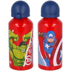 Stor ALU Fľaša na pitie Avengers Heroes Marvel 400ml