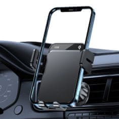 Joyroom JR-ZS219 držiak na mobil do auta, Qi nabíjačka 15W, čierny