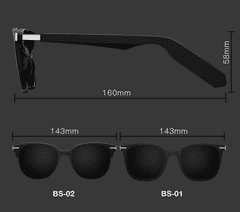 MXM Inteligentné slnečné audio okuliare BS-02