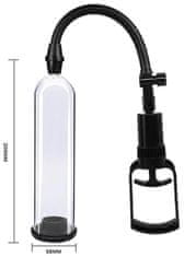 Boss Series Power Pump MAX 0.2 (Clear), vákuová pumpa na penis 20 cm